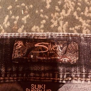 Women’s silver jeans